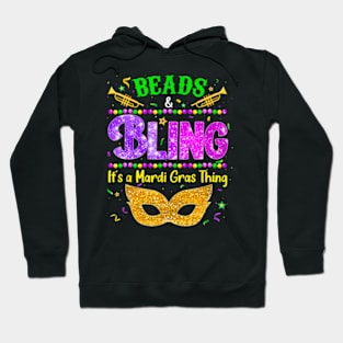 Beads Bling Its A Mardi Gras Thing Hoodie